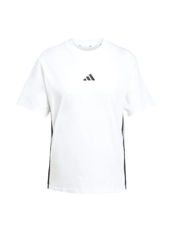 Adidas Essentials 3-Stripes Cotton T-Shirt
